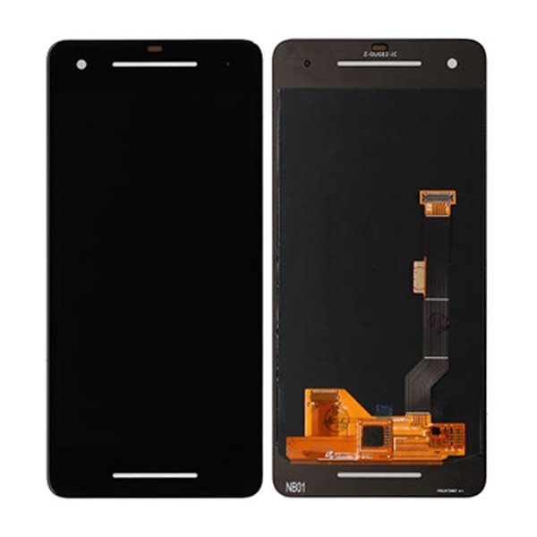 Google Pixel 2 Skärm/Display Original - Svart Vit