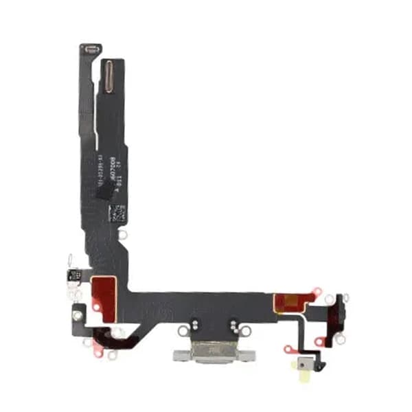 Laddkontakt med Flexkabel för iPhone 17 - Vit White