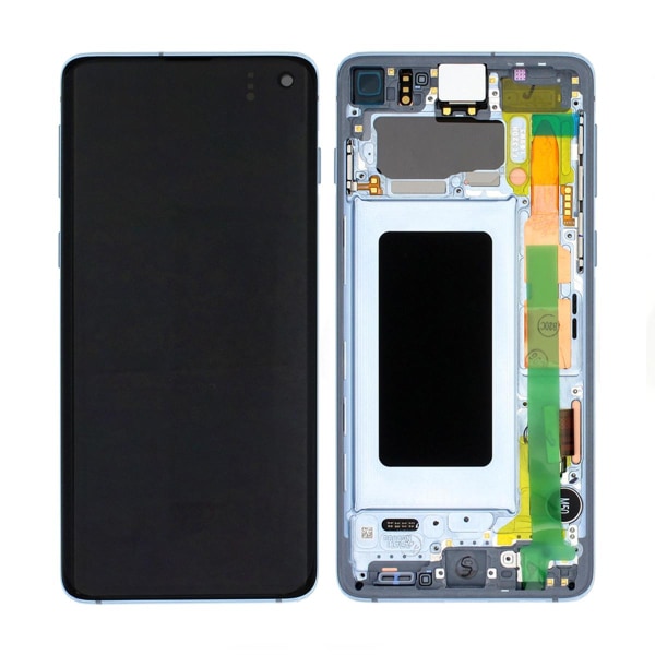 Samsung Galaxy S10 Skärm med LCD Display Original - Blå Marinblå