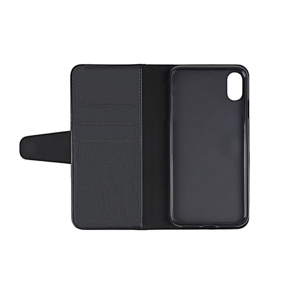 iPhone XS Max Plånboksfodral Stativ och extra Kortfack G-SP -  Svart Black