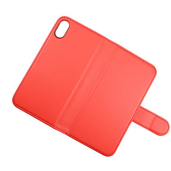 iPhone X/XS Plånboksfodral Magnet Rvelon - Röd Röd