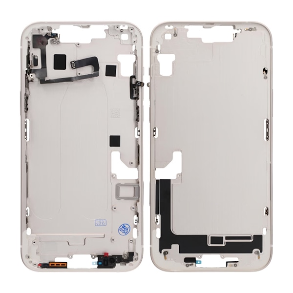 iPhone 14 Plus Mittenram med smådelar OEM - Vit Vit