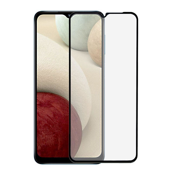 Skärmskydd Samsung Galaxy A03s - 3D Härdat Glas Svart (miljö) Svart