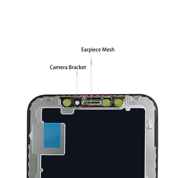 iPhone X LCD Skärm In-Cell Black