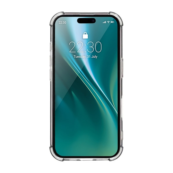 iPhone 16 Plus Mobilskal Stöttåligt med Korthållare - Svart Svart