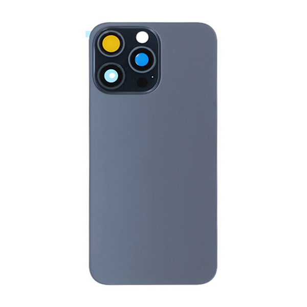 iPhone 15 Pro Max Baksida Glas med Magsafe Magnet - Blå Blue