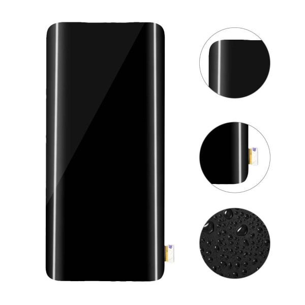 OnePlus 7 Pro/7T Pro Skärm/Display - Svart Svart