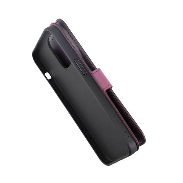 Plånboksfodral Läder Rvelon till iPhone 15 Pro Max - Lila Purple