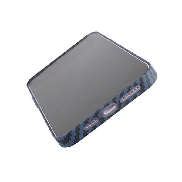 Kolfiber Skal iPhone 14 Plus - Blå Blue