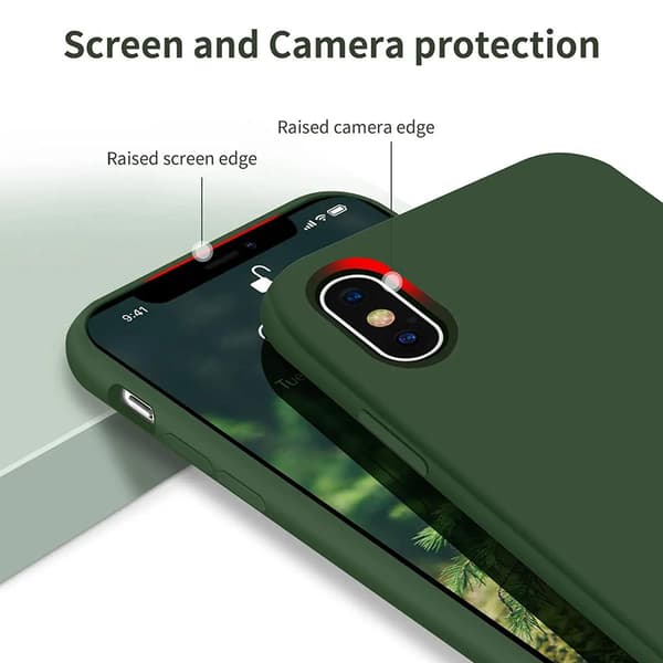 iPhone X/XS Silikonskal Rvelon - Grön Grön