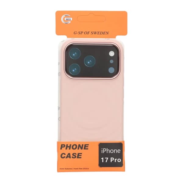Mobilskal Silikon med Magsafe för iPhone 17 Pro - Rosa pink