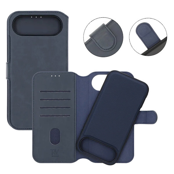 Rvelon Plånboksfodral Magnet för iPhone Air - Blå Blå