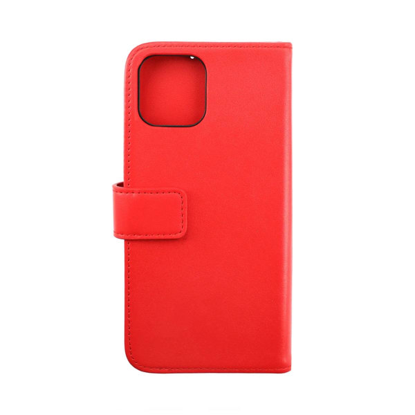 iPhone 14 Plånboksfodral Läder Rvelon - Röd Röd