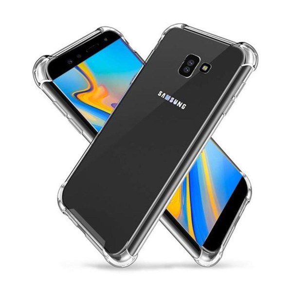 Stöttåligt Mobilskal Samsung Galaxy J6 Plus - Transparent Transparent