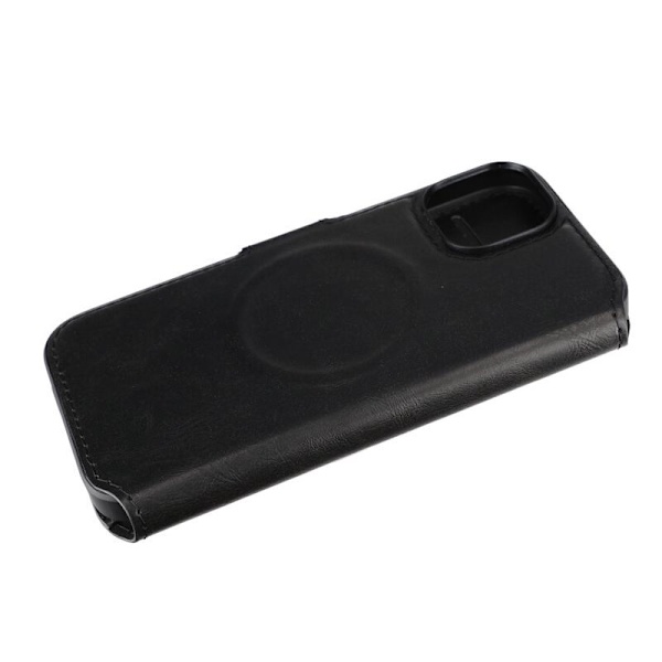 iPhone 15 Plånboksfodral med Magsafe Rvelon - Svart Black