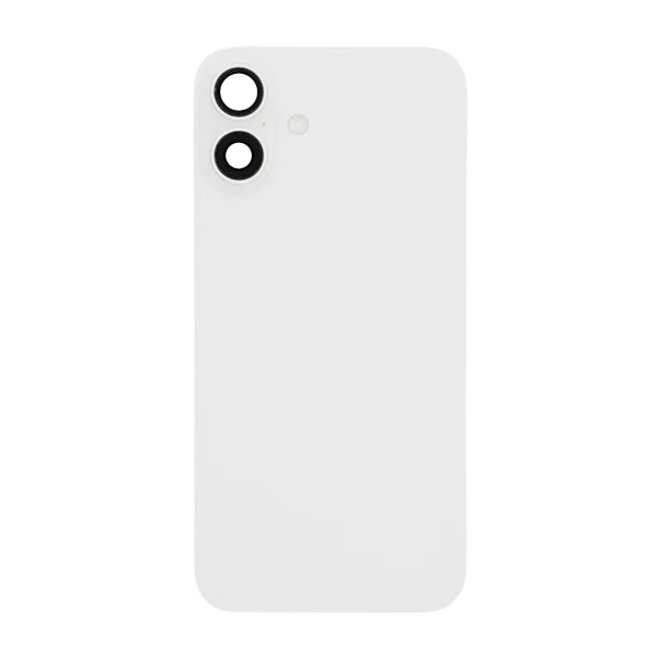 iPhone 16 Plus Baksida Glas Komplett OEM - Vit Vit
