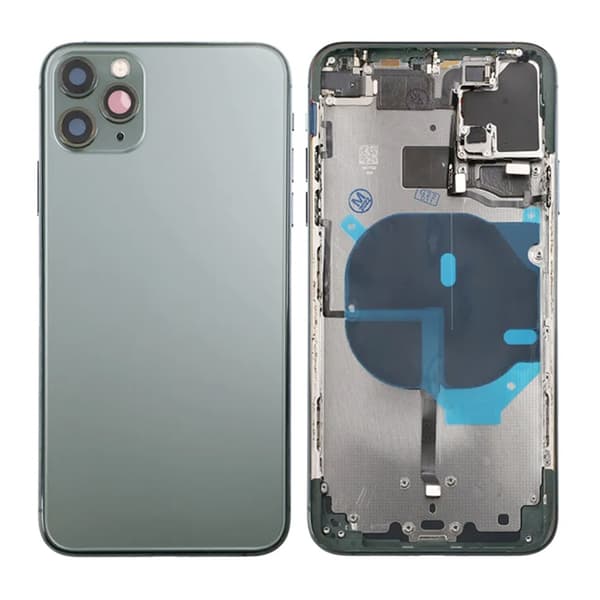 iPhone 11 Pro Baksida Komplett OEM med Smådelar - Grön Grön