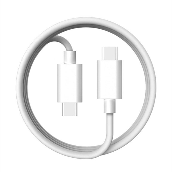 Thunderbolt 3 USB-C kabel Vit - 2m Vit