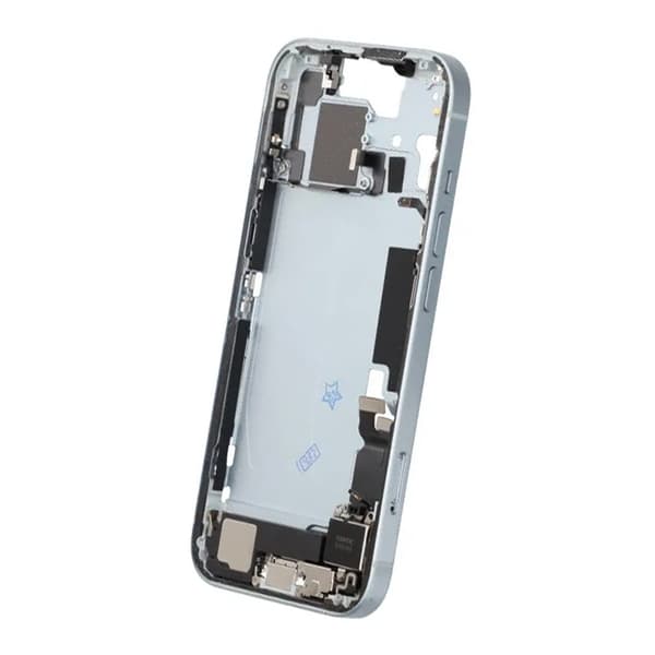 Mittenram med smådelar för iPhone 15 - Blå OEM Blå