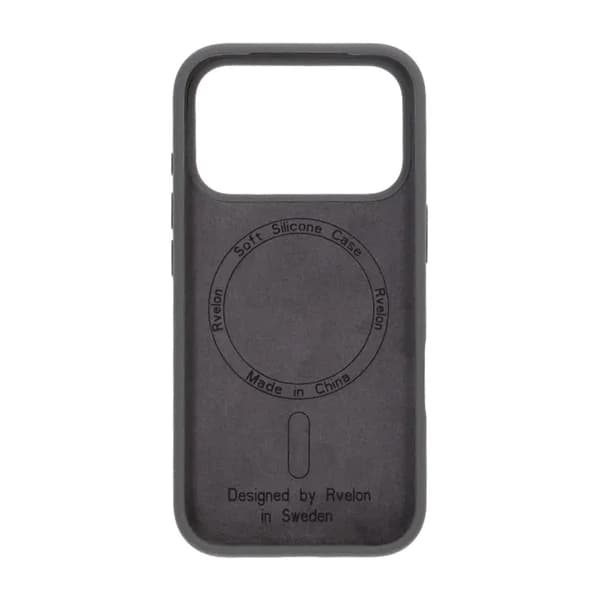 Rvelon Mobilskal Silikon MagSafe för iPhone 17 Pro Max - Grå Grey