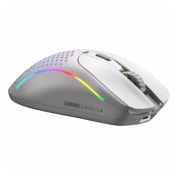 Glorious Model D 2 Wireless Gamingmus Matte White Nyskick
