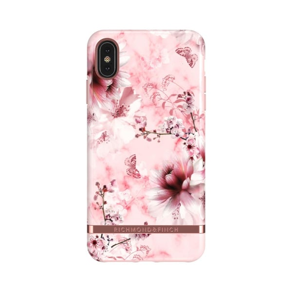Richmond & Finch Skal Pink Marble Floral - iPhone XS Max Pink