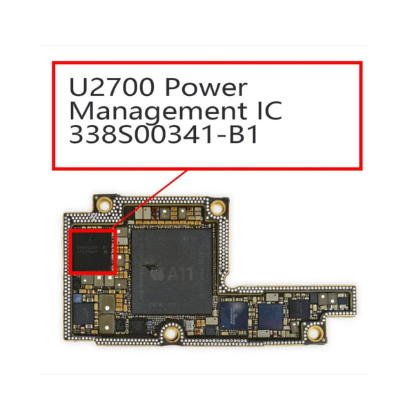 U2700 Strömhanterings IC 338S00341-B1 - iPhone X