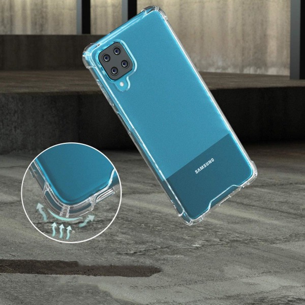 Stöttåligt Skal Samsung Galaxy A22 4G - Transparent Transparent