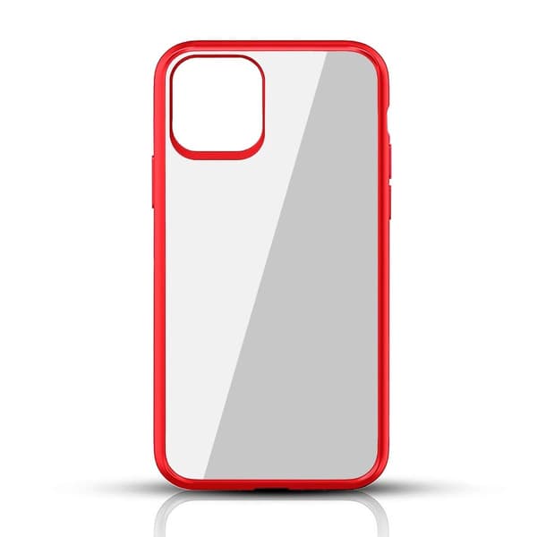 Stöttåligt Mobilskal iPhone 11 Pro Max - Röd/Transparent Red