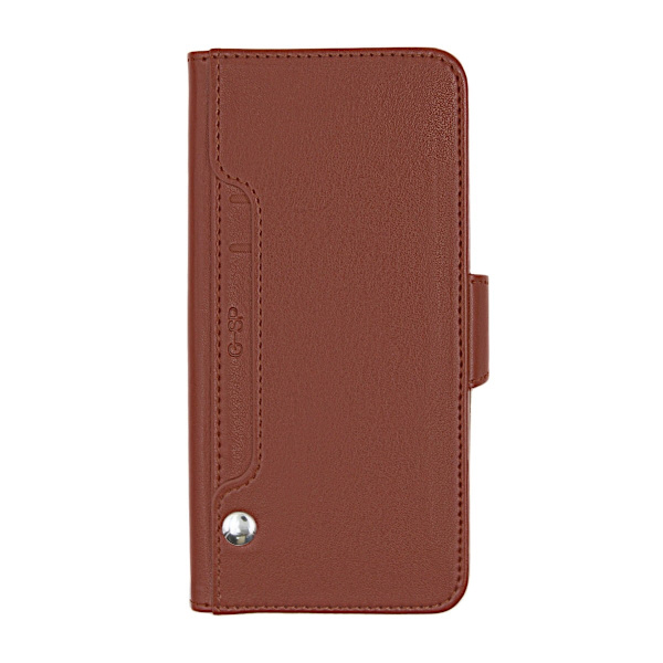 iPhone 11 Pro Max Plånboksfodral Stativ med extra Kortfack - Brun Brown
