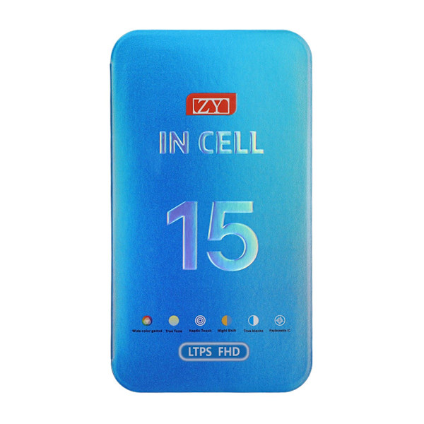 iPhone 15 Display med LCD Skärm ZY In-Cell FHD COF