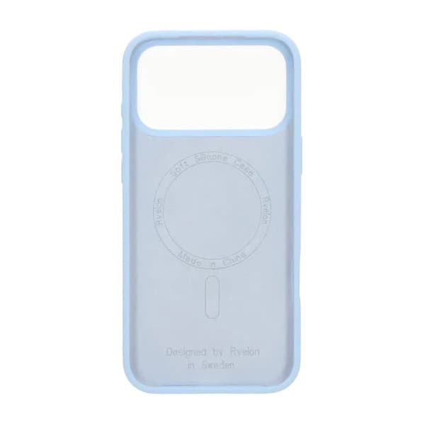 Rvelon Mobilskal Silikon MagSafe för iPhone 17 Pro - Ljusblå blå