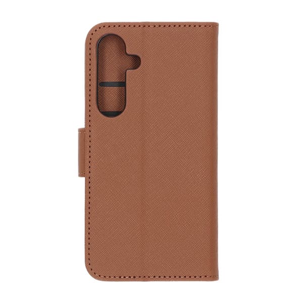 Samsung Galaxy S25 Plånboksfodral med Stativ - Brun Brown