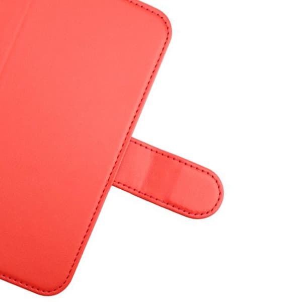 Rvelon Plånboksfodral Magnet för iPhone X och XS - Röd Red