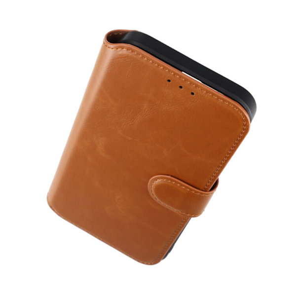 iPhone 15 Pro Max Plånboksfodral med Magsafe Rvelon - Brun Brun