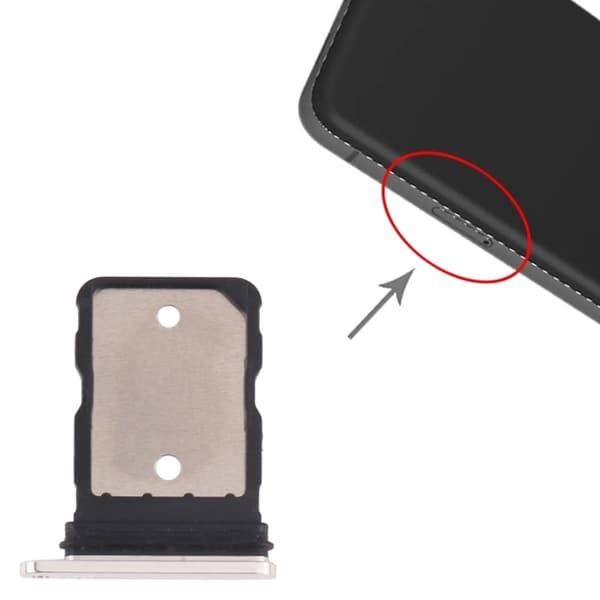 Google Pixel 8 Pro Simkortshållare - Vit hvid
