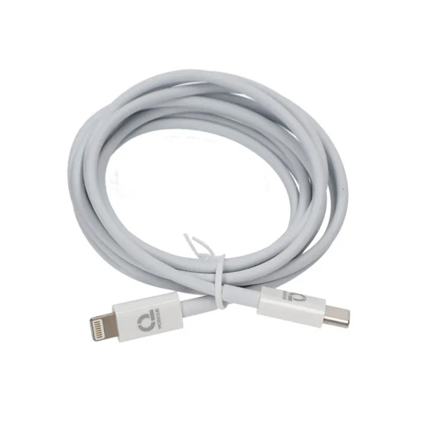 USB C till Lightning Kabel 2M - Vit Vit