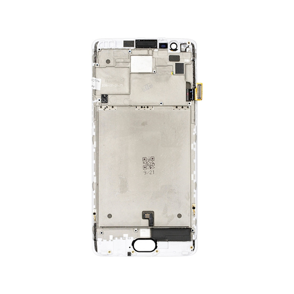 OnePlus 3 Skärm med LCD Display - Vit Vit