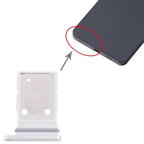 Samsung Galaxy S26 Dual SIM Tray - White vit