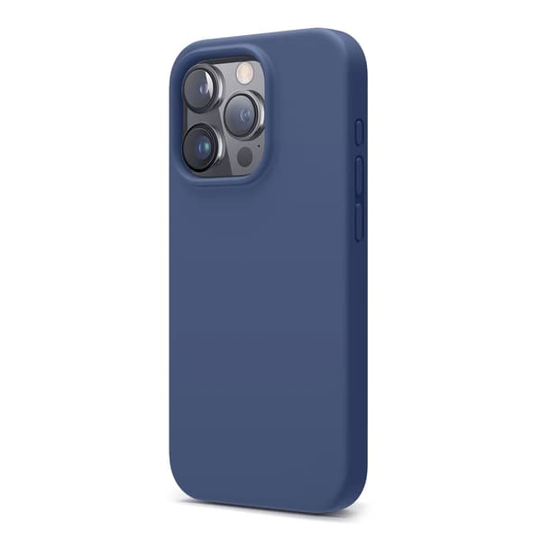 iPhone 16 Pro Mobilskal Silikon Magnet Rvelon - Blå Blue