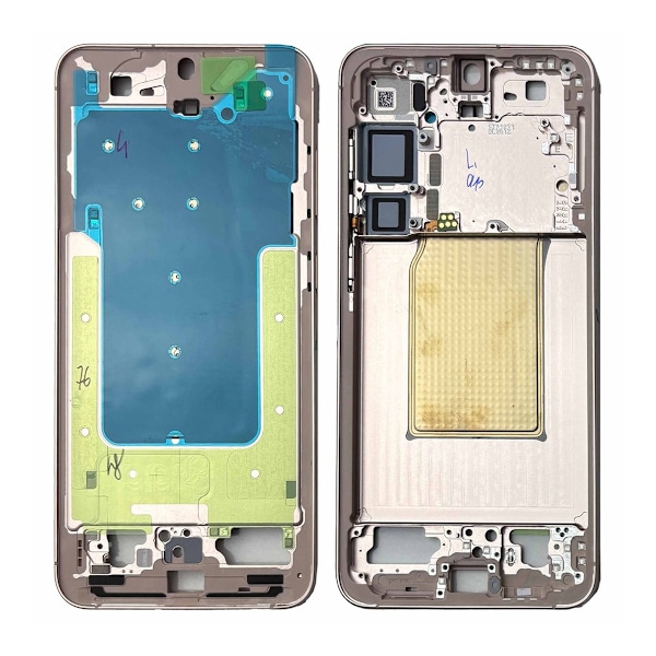 Samsung Galaxy S25 Plus Mittenram - Rosa Rosa guld