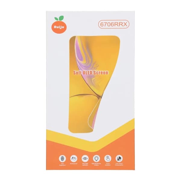 iPhone 17 Pro Max Soft OLED Skärm Hög Kvalitet - Svart (RJ) svart