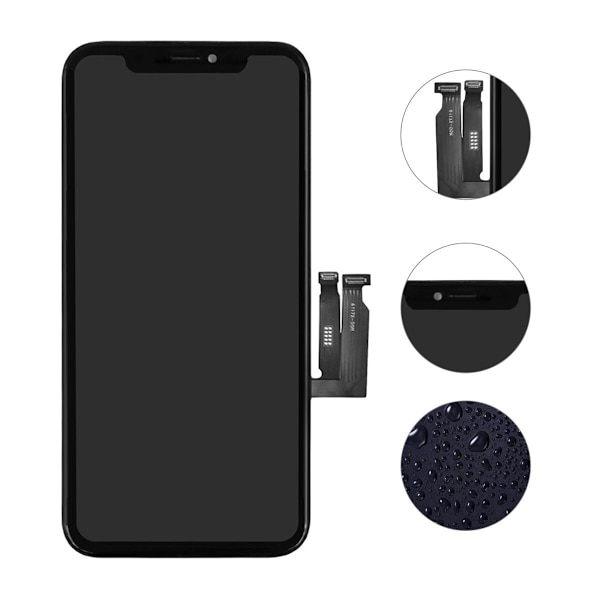iPhone XR LCD Skärm In-Cell Svart