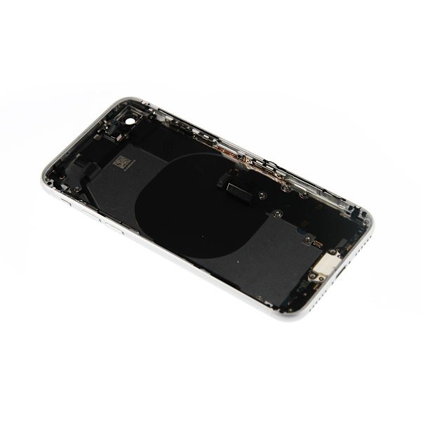 iPhone SE 2020 Baksida med Komplett Ram - Vit Vit