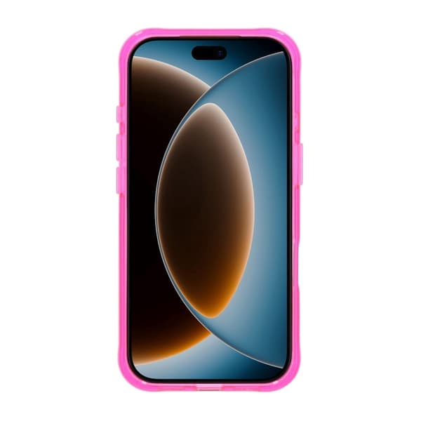 Kimalteleva MagSafe-kuori iPhone 17 Pro Maxille ja 18 Pro Maxille pyörivällä jalustalla - Ruusunpunainen punainen