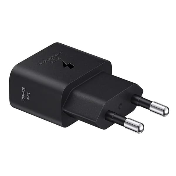 Samsung 25W USB-C GaN Strömadapter med kabel - Svart musta