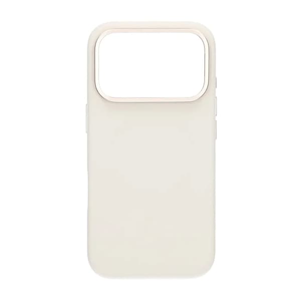 Mobilskal Silikon Magsafe och Statv iPhone 17 Pro - Vit White