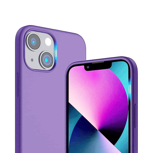 iPhone 14 Plus Silikonskal Rvelon - Lila Lila