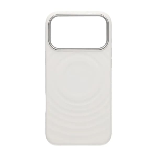 Mobilskal Silikon med Magsafe för iPhone 17 Pro Max - Vit vit