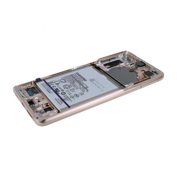Samsung Galaxy S21 Plus Skärm med LCD Display och Batteri Origin Dark purple
